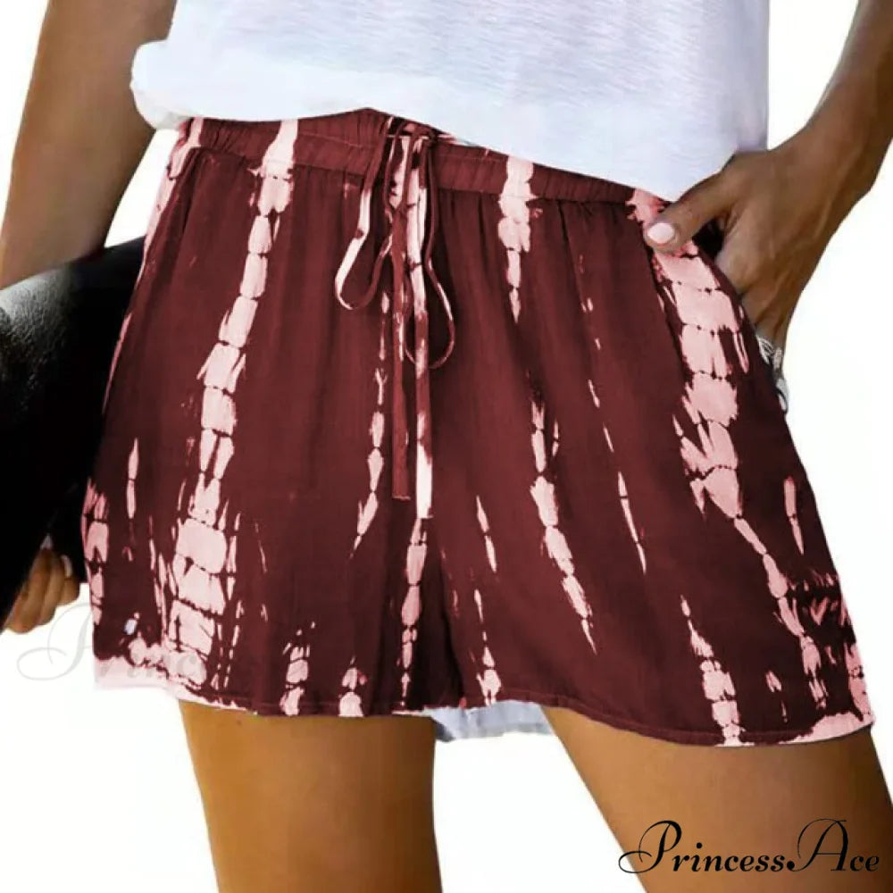 New Tie Dye Print Shorts