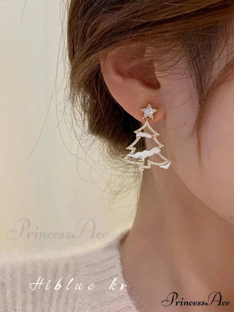 New Year Christmas Tree StarRhinestone Jewelry
