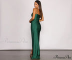 Nicki Formal Stylish Wrap Sleeveless Dress