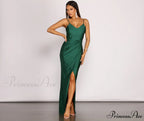 Nicki Formal Stylish Wrap Sleeveless Dress