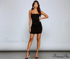 Night Out Glamour Charming Ruched Mini Dress
