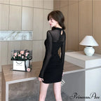 No Going Back Charming Mesh Mini Dress