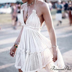 Nomadic Band Backless Free-spirited Dress