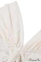 Off Shoulder Corset Dress with Bow