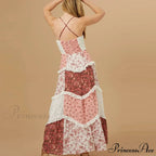 Off-Shoulder Elevated Waist Pleated Floral Dress