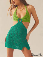 Off-Shoulder Ribbon Mini Dress