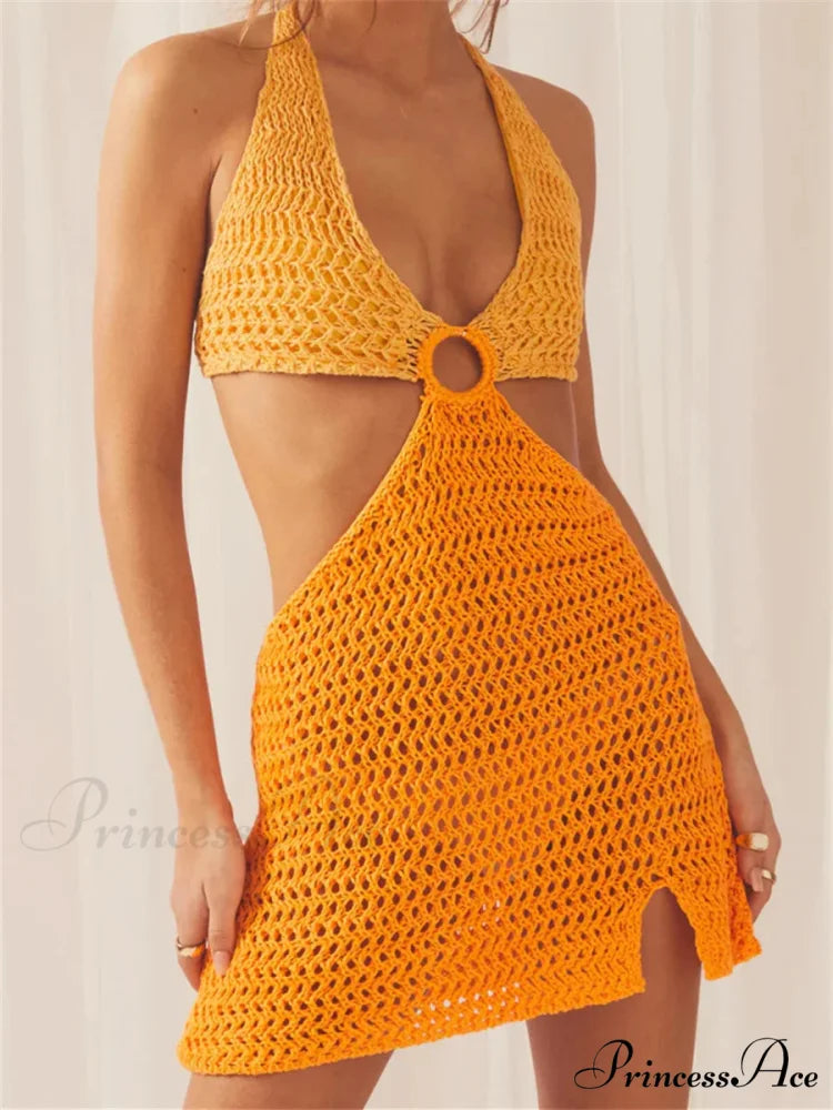 Off-Shoulder Ribbon Mini Dress