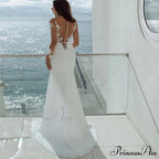 Off-Shoulder Royal Train Wedding Gown