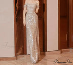 Off Shoulder Sequin Party Dress