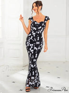 Off-Shoulder Sequin Party Dress