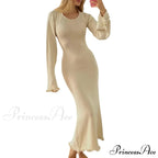 Off Shoulder Split Maxi Dress