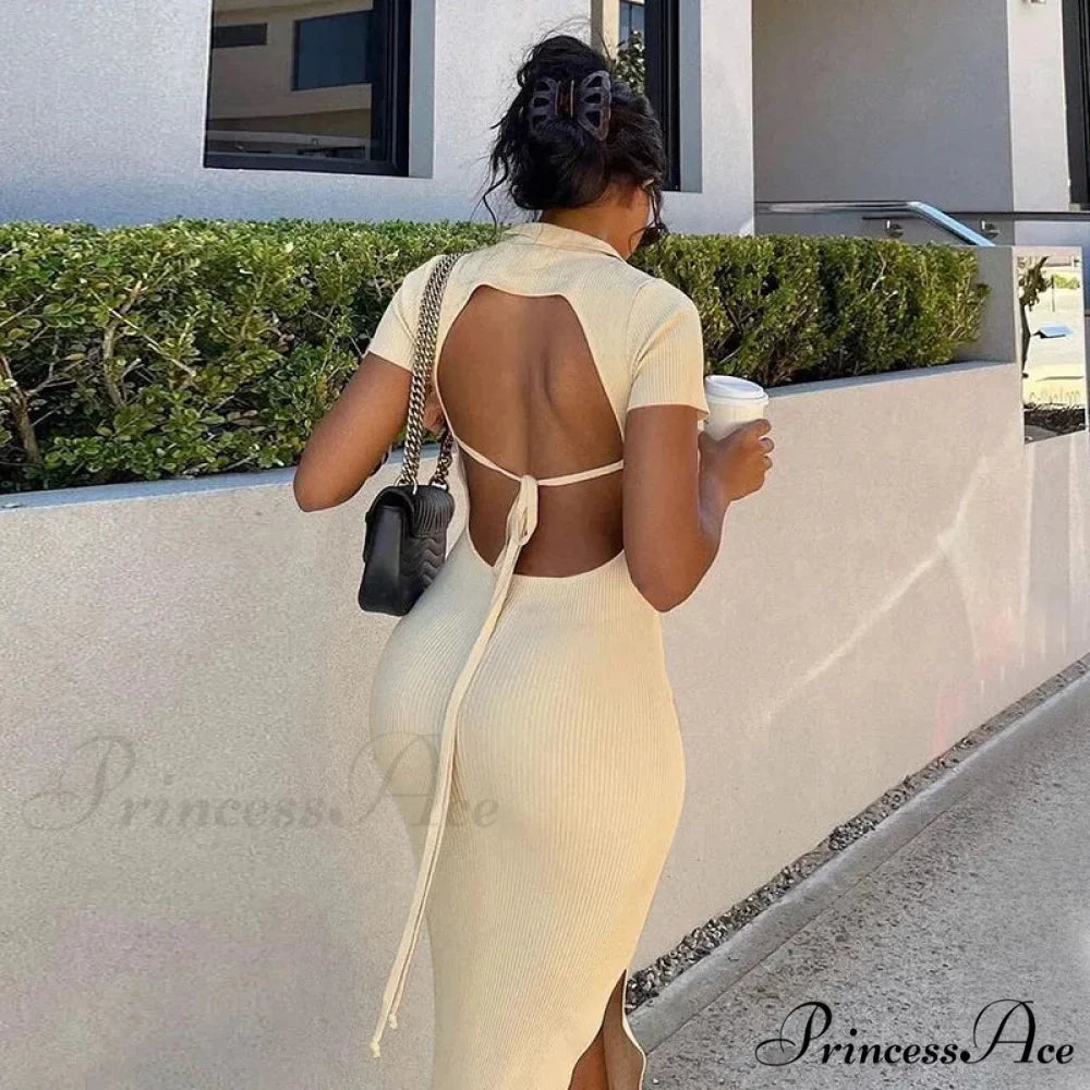 Off Shoulder Split Maxi Dress