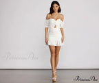 Off Shoulder Stylish Ruffle Mini Dress