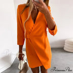 Office Lady Blazer Dress