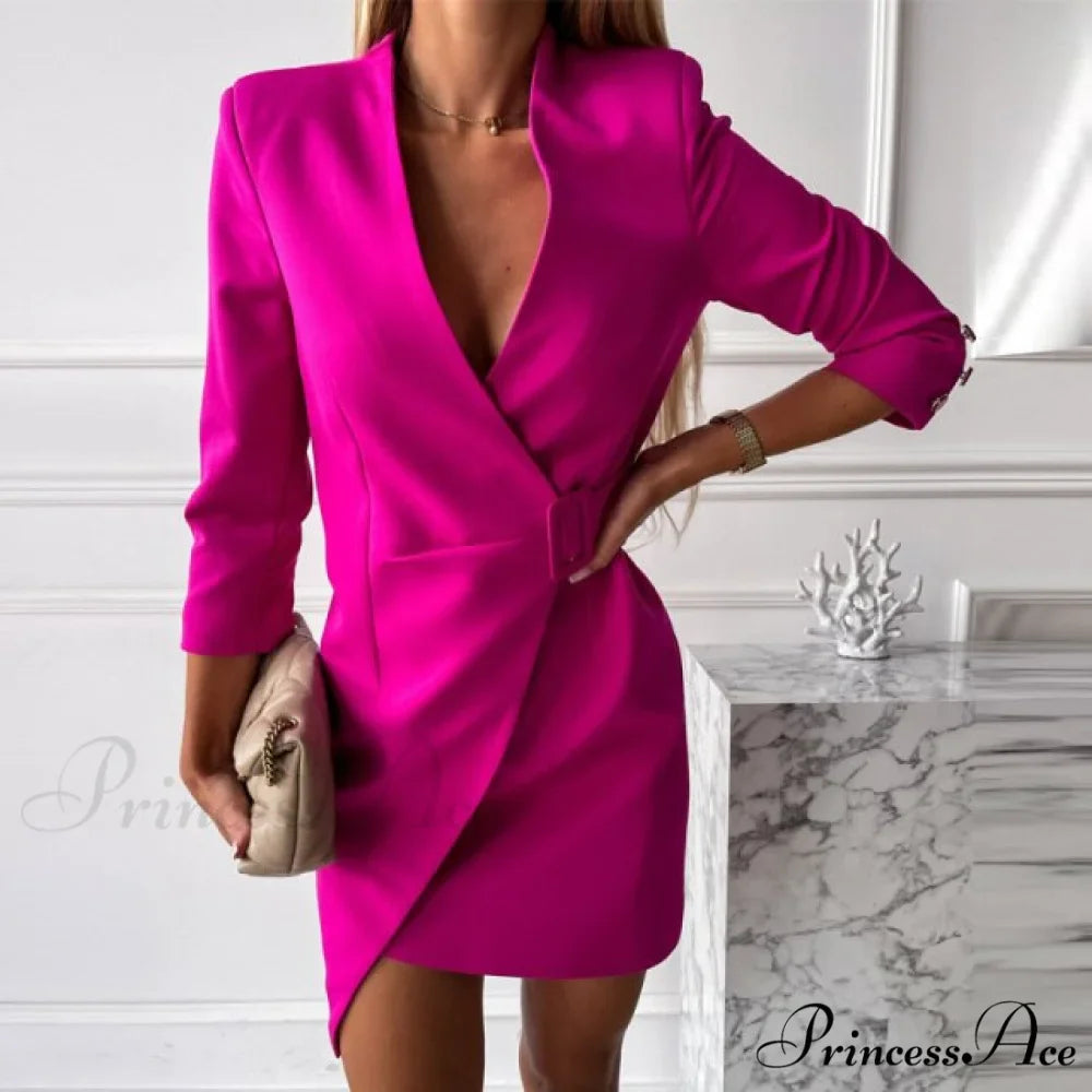 Office Lady Blazer Dress
