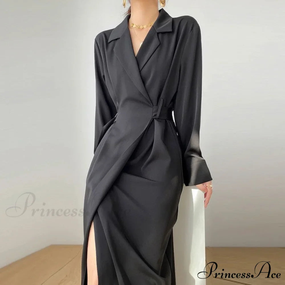 Office Lady Designer Casual Korean Style Dress