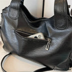 Opposing Shade Premium Zipper Shoulder Bag