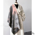 Opulent Cashmere Blossom Pashmina Scarf