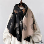 Opulent Cashmere Blossom Pashmina Scarf