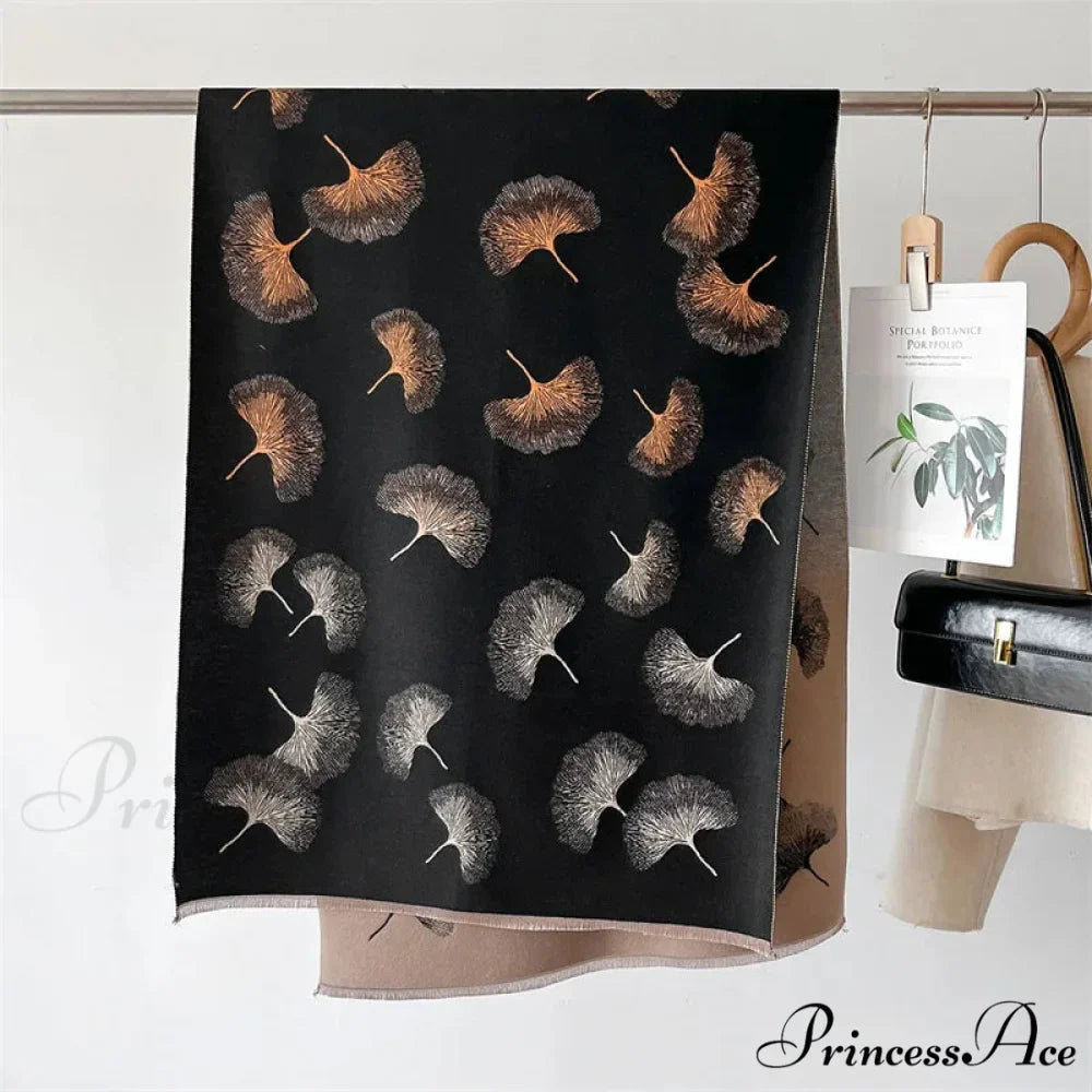 Opulent Cashmere Blossom Pashmina Scarf