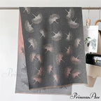 Opulent Cashmere Blossom Pashmina Scarf