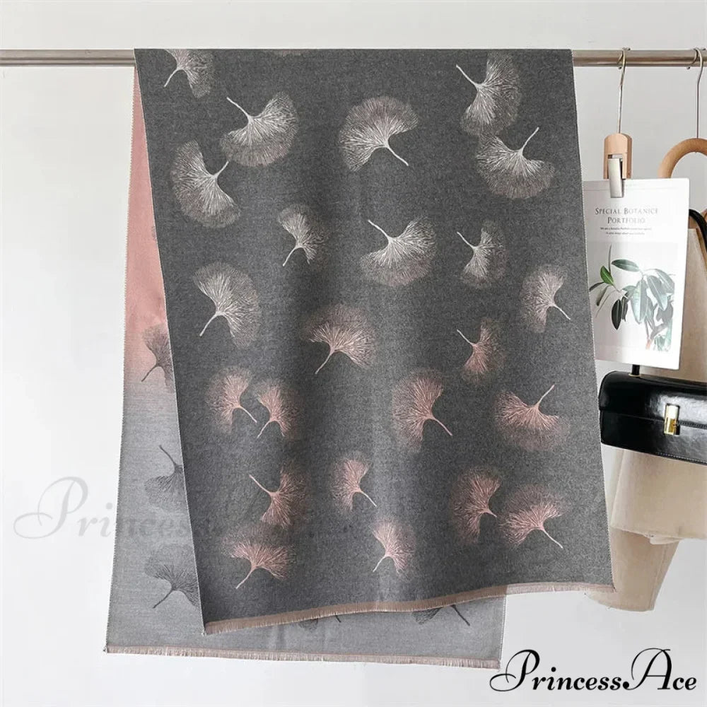 Opulent Cashmere Blossom Pashmina Scarf