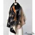 Opulent Cashmere Blossom Pashmina Scarf