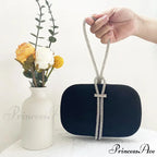 Opulent Crimson Velvet Gem Handle Evening Wedding Tote Handbag