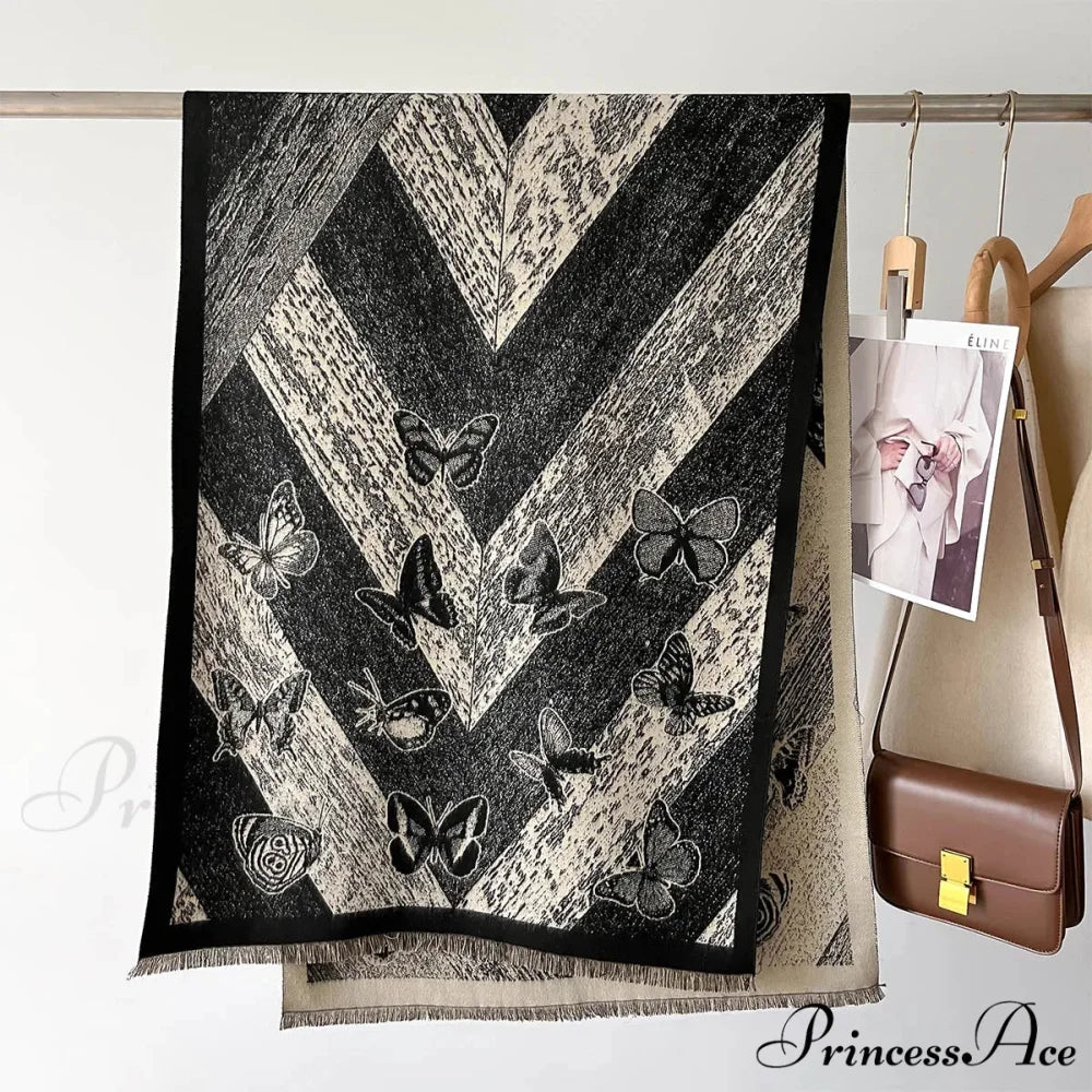 Opulent Dense Blanket Cashmere Winter Scarf