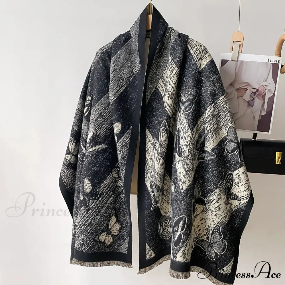 Opulent Dense Blanket Cashmere Winter Scarf