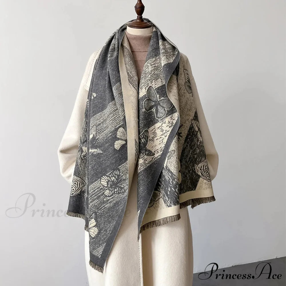 Opulent Dense Blanket Cashmere Winter Scarf