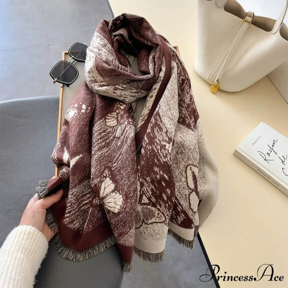 Opulent Dense Blanket Cashmere Winter Scarf