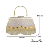 Opulent Diamond Celebration Evening Marriage Clutch Bag