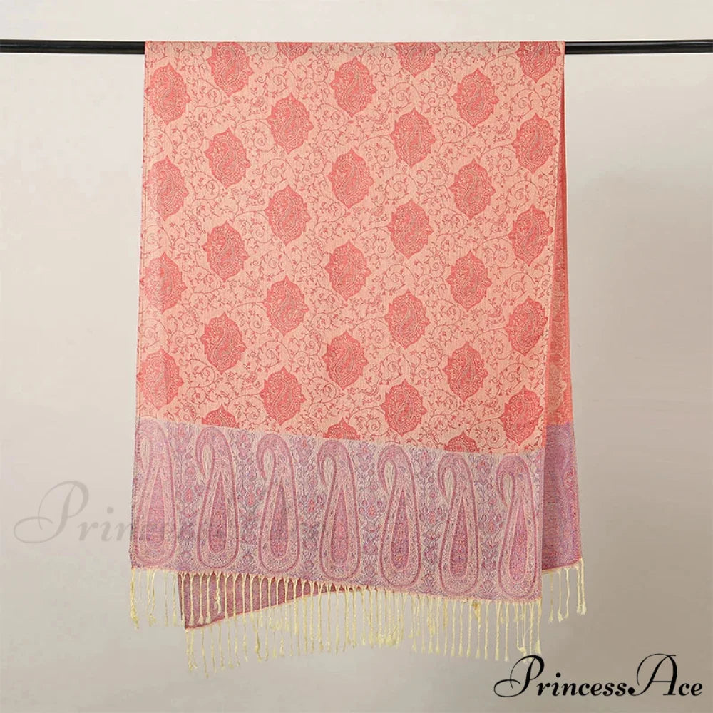 Opulent Fall Cashmere Pashmina Wrap Scarf