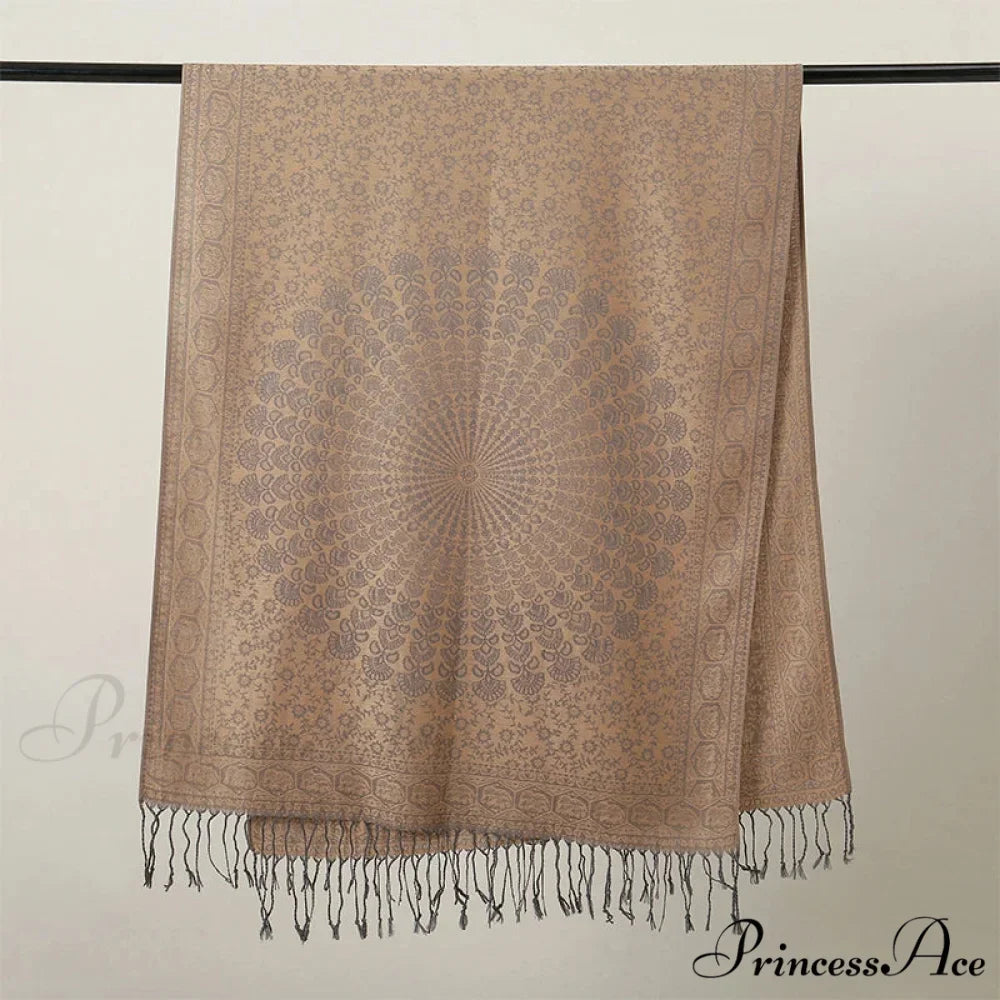 Opulent Fall Cashmere Pashmina Wrap Scarf
