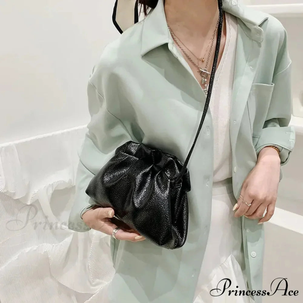 Opulent Gold Fluffy Silver Crossbody Clutch Purse