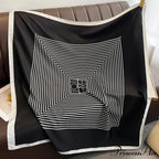 Opulent Silk Twill Hair Print Scarf