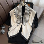 Opulent Silk Twill Hair Print Scarf