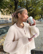 Opulent Strong Baggy Knitted Cardigan