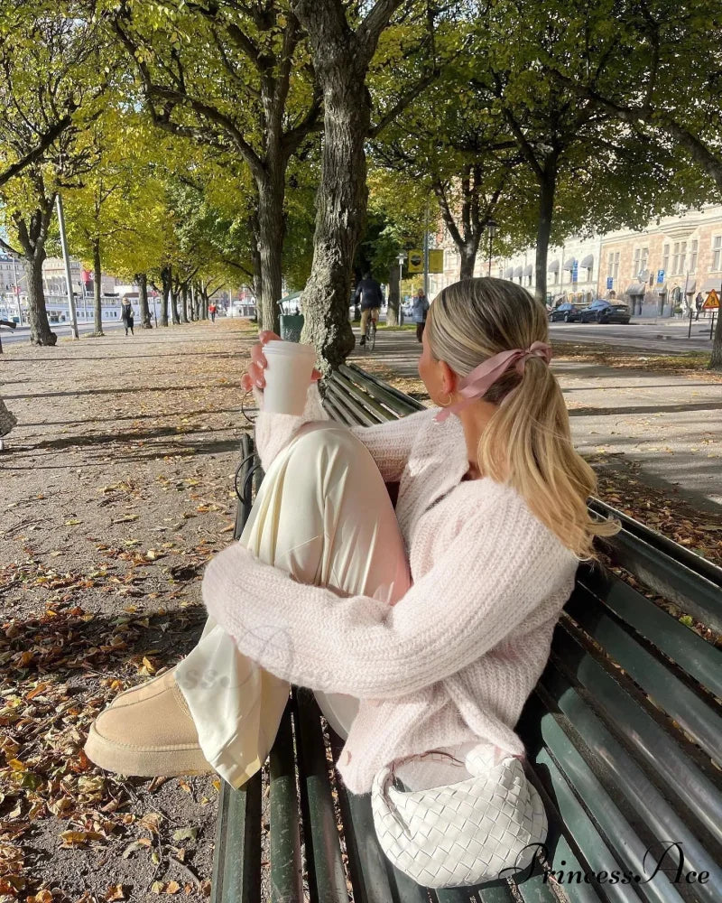 Opulent Strong Baggy Knitted Cardigan