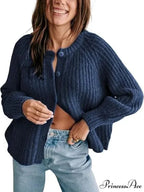 Opulent Strong Baggy Knitted Cardigan