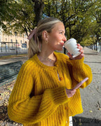 Opulent Strong Baggy Knitted Cardigan