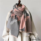 Opulent Tartan Cashmere Winter Scarf