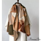 Opulent Tartan Cashmere Winter Scarf