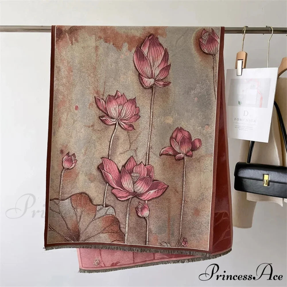 Opulent Winter Cashmere Pashmina Scarf