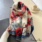 Opulent Winter Cashmere Pashmina Scarf