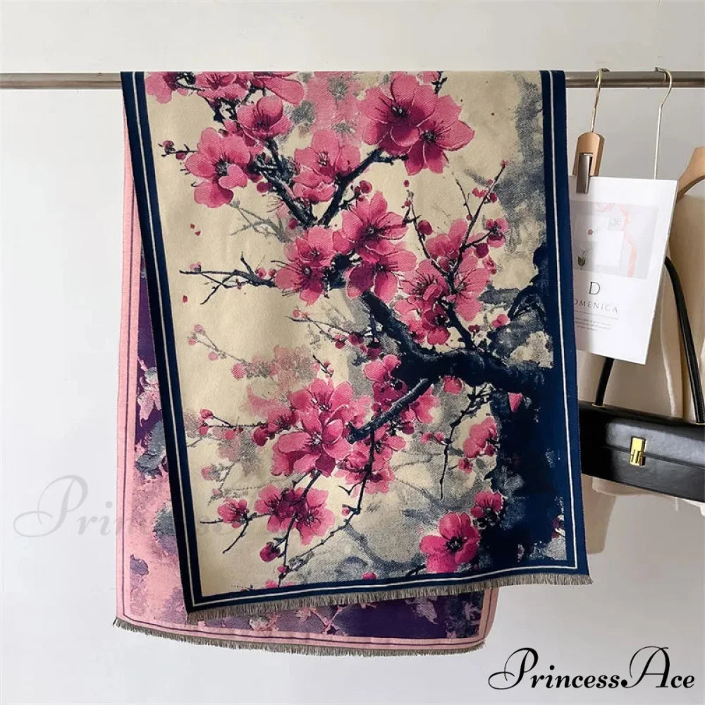 Opulent Winter Cashmere Pashmina Scarf