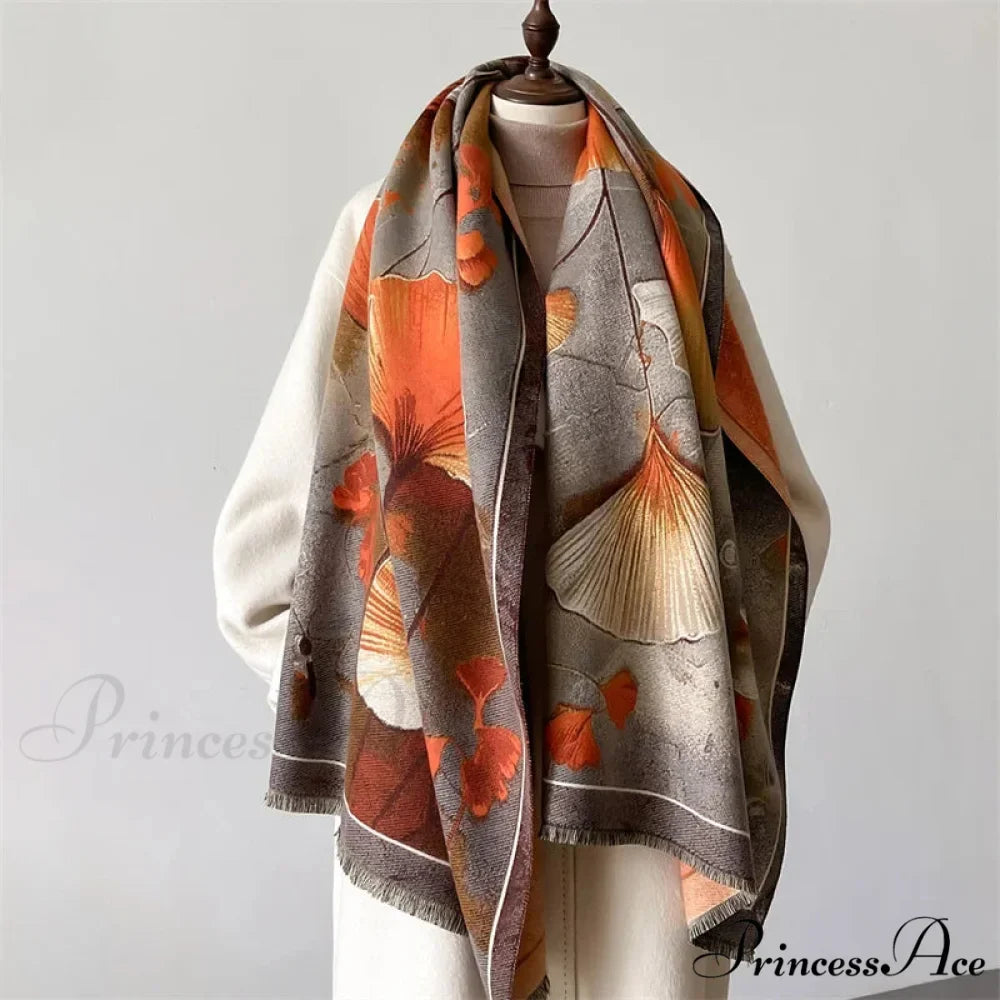 Opulent Winter Cashmere Pashmina Scarf