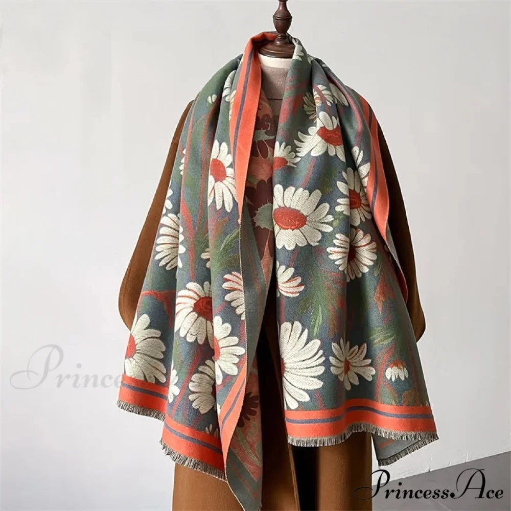 Opulent Winter Cashmere Pashmina Scarf