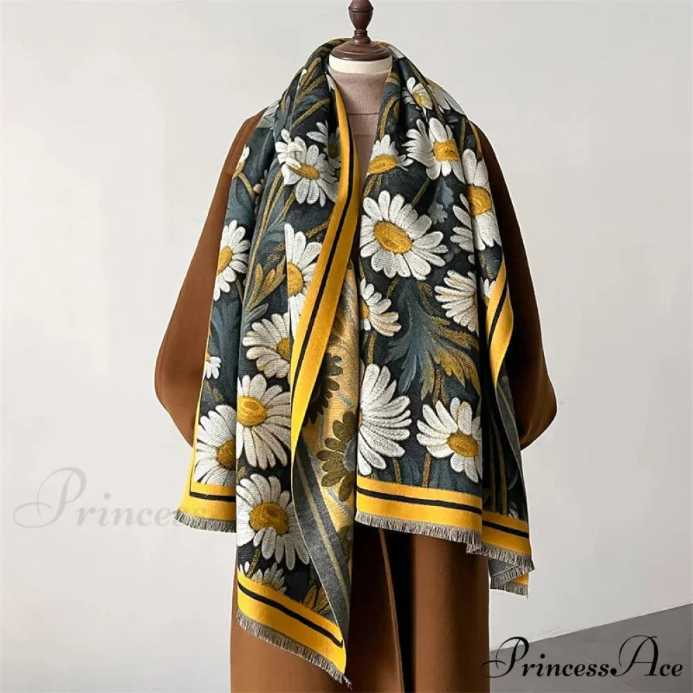 Opulent Winter Cashmere Pashmina Scarf